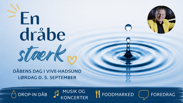 Plakat til dåbsfejring 