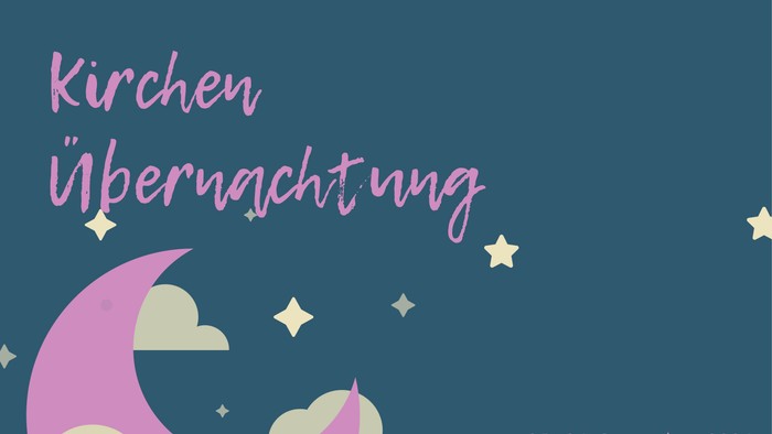 Eine Einladung für Kinder im Alter von 6 bis 13 Jahren, eine Nacht in der Kirche Zur Heimat in Berlin zu verbringen, am 25.–26. September 2026.