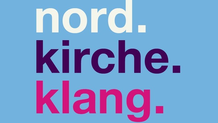Werbeplakat für das Kirchenmusikfest Lübeck unter dem Motto *„nord.kirche.klang“* vom 19. bis 21. Juni 2026.