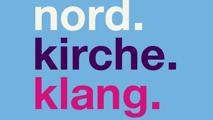 Werbeplakat für das Kirchenmusikfest Lübeck unter dem Motto *„nord.kirche.klang“* vom 19. bis 21. Juni 2026.