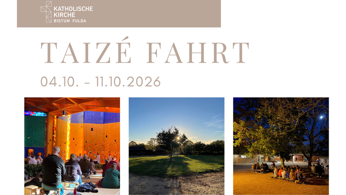 Anmeldung Taizé 2026