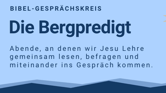 Bibelgesprächsgruppe, die Abende zum gemeinsamen Lesen, Diskutieren und Erforschen der Lehren Jesu fördert.