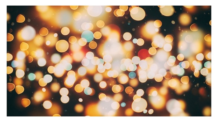 Unscharfe Lichtpunkte