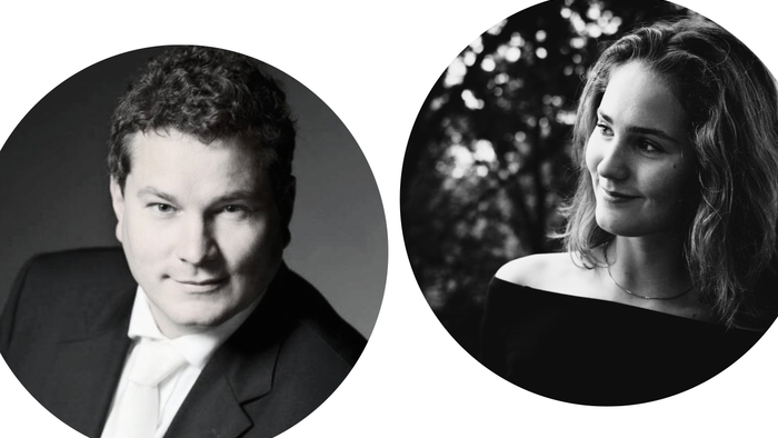 To professionelle portrætter i sort-hvid, en mand i jakkesæt og en kvinde med naturlig baggrund.