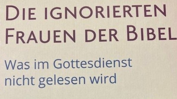 Buchcover auf Deutsch �ber �bersehene Frauen in der Bibel und ihre ausgeschlossenen Geschichten vom g�ttlichen Dienst.
