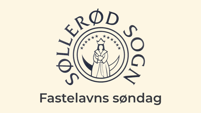 Søllerød Sogn logo med motto 'Fastelavns søndag'