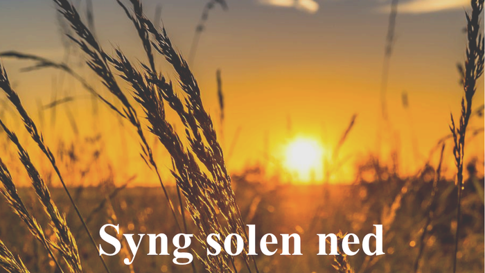 Syng solen ned, arrangement med mad og hyggeligt tid på Kollund Kirke