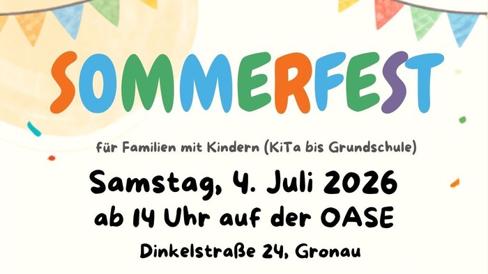 Einladung zum Sommerfest