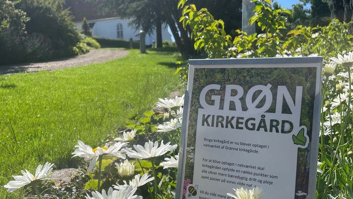 Ringe kirkegård er med i fællesskabt Grøn Kirkegård.