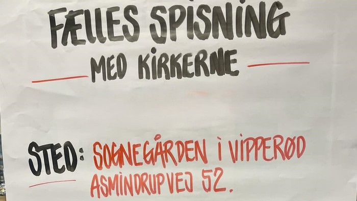 Felles spinning med kirkerne, sted: Sønegården i Vipperød asmindrupvej 52