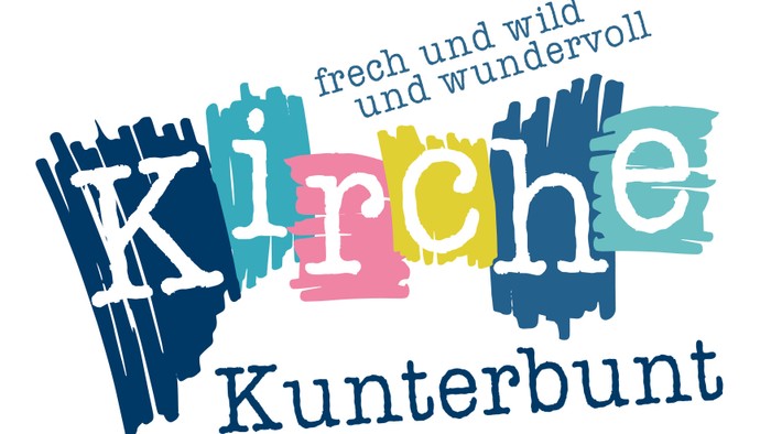 Bunter und kreativer Schriftzug 