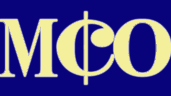 Yellow Cyrillic letters МФО on a dark blue background, likely representing a microfinance organization.