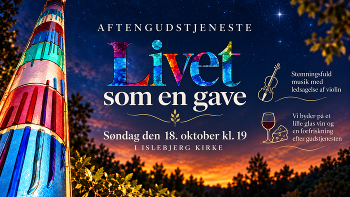 Aftenandagtsarrangementplakat med titlen