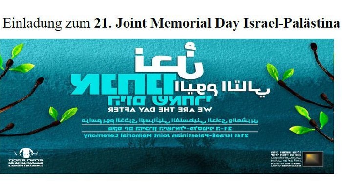 21. Joint Israeli–Palestinian Memorial Day Ceremony