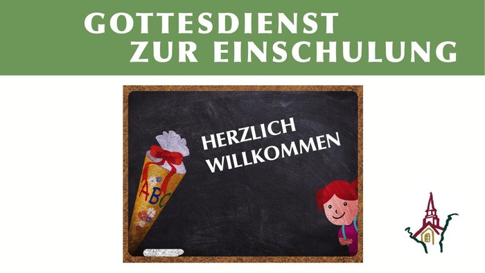 Ein Schultafelbild mit der Aufschrift