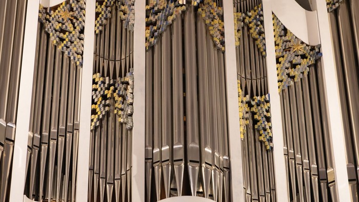 Orgelpfeifen Eule-Orgel