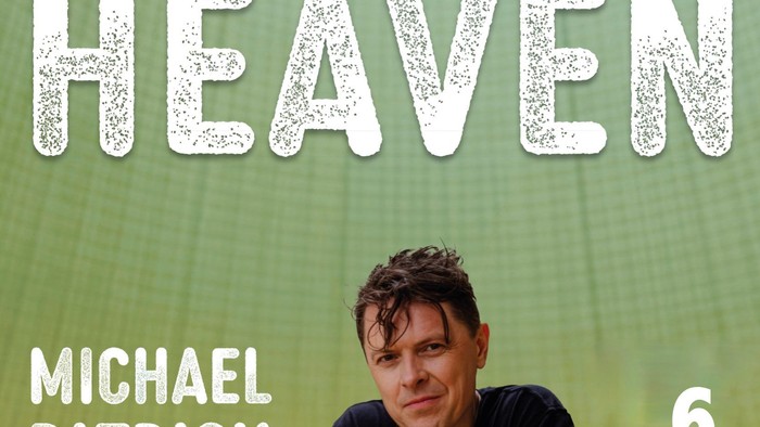 Plakat zur Werbung für Michael Patrick Kellys „Hit from Heaven“-Gottesdienst am 6. September 2026 in der Melanchthonkirche.
