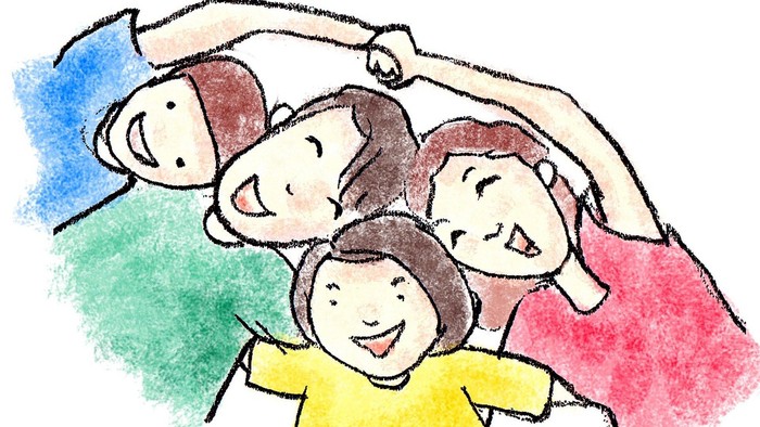 Familie Kita-und Grundschulkinder mit ihren Familien Minigottesdienst