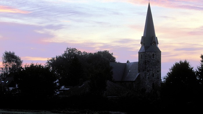Bartholomäuskirche bei Nacht