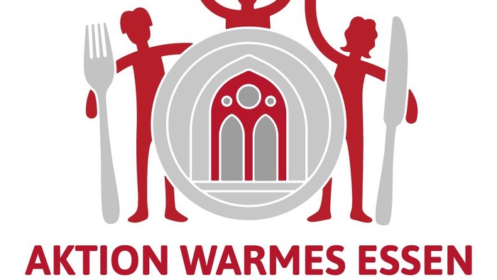 Das ist das Logo der Aktion Warmes Essen