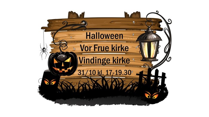 Halloween-vor frue kirke vindinge kirke 31/10 kl. 17-19.30