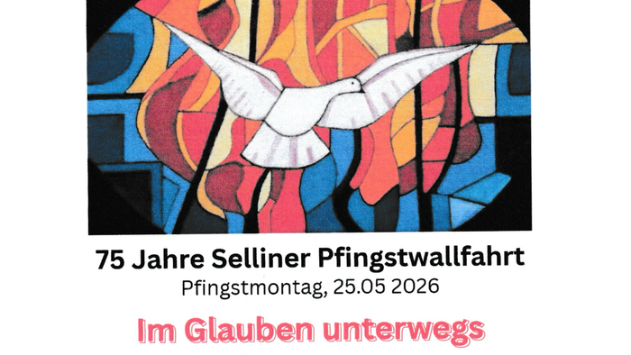 Plakat Selliner Pfingstwallfahrt 2026