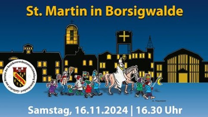 St. Martin in Borsigwalde mit Laternenumzug und Martinsspiel
