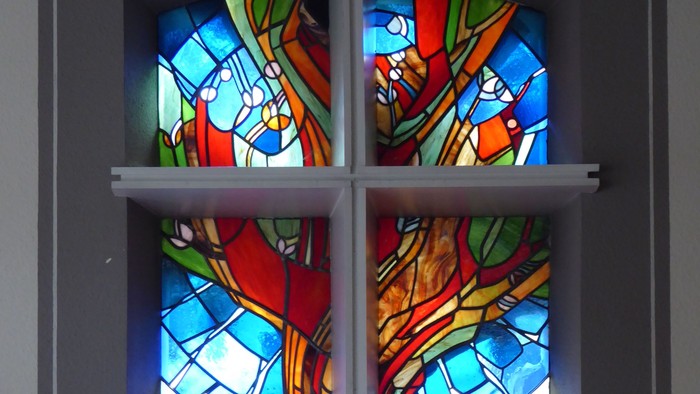 Stockhausen Altarfenster der Fa. Klonk