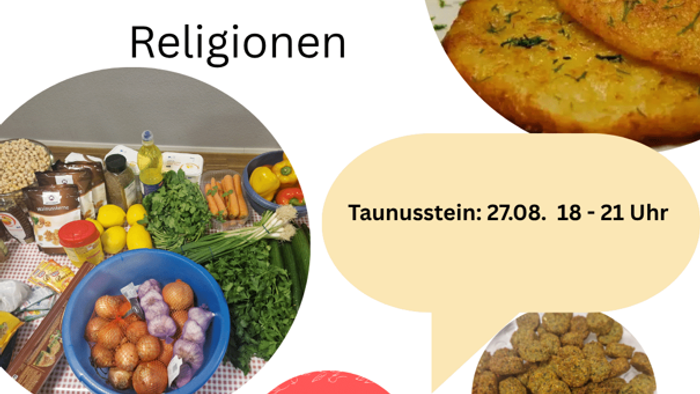Eine Collage mit verschiedenen Bildern von Essen