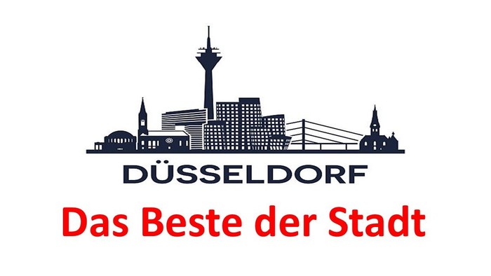 Silhouette von Düsseldorf