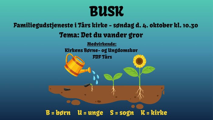 Familiegudstjeneste i Tårn med temaet