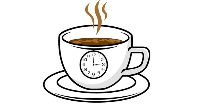 Kaffee um 3 Logo