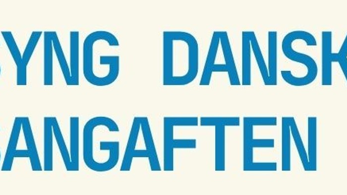 Plakat til en dansk syngesammenkomst, der inviterer lokale til en
