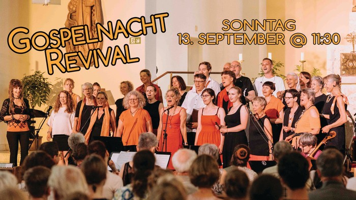 anders!Gottesdienst mit Gospelmusik vom Projektchor FRIEDEN & Ensemble und der B-Natural Praise Band