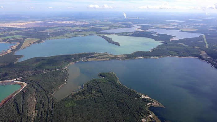 Luftaufnahme Seenlandschaft