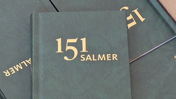 Grønt bogbind med titlen *