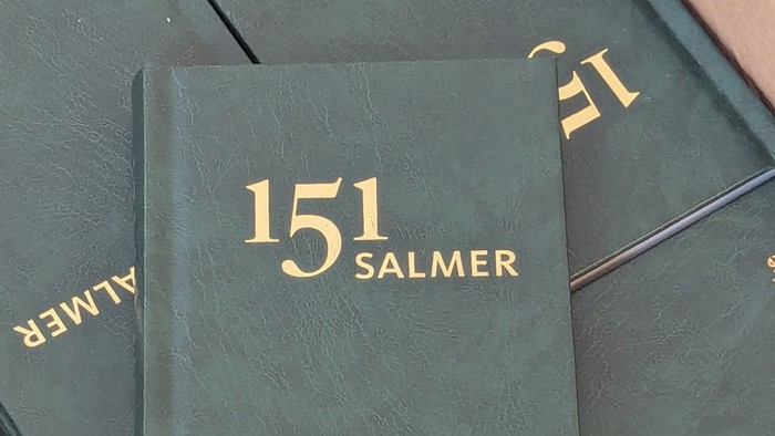 Grønt bogbind med titlen *
