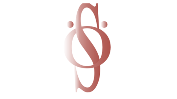 Logo der Ökumenischen Seniorenkantorei - Brauner, stilisierter Notenschlüssel auf weißem Grund