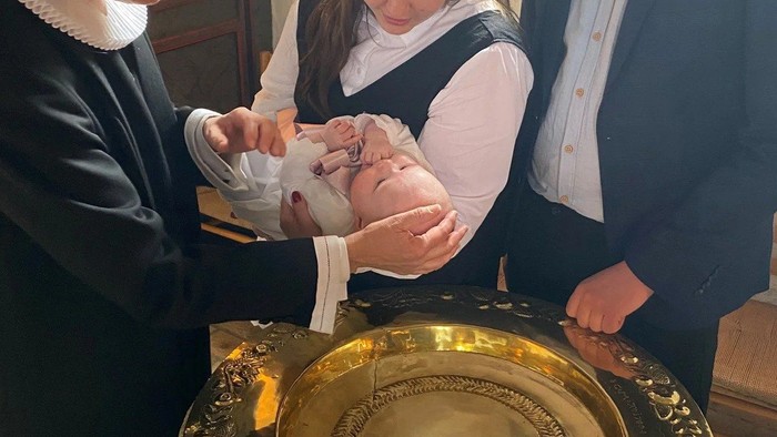 Barnedåb i Brejning kirke