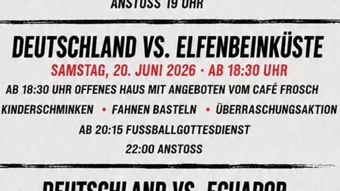 Plakat Public Viewing
