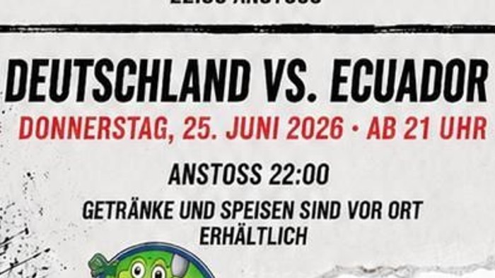 Plakat Public Viewing