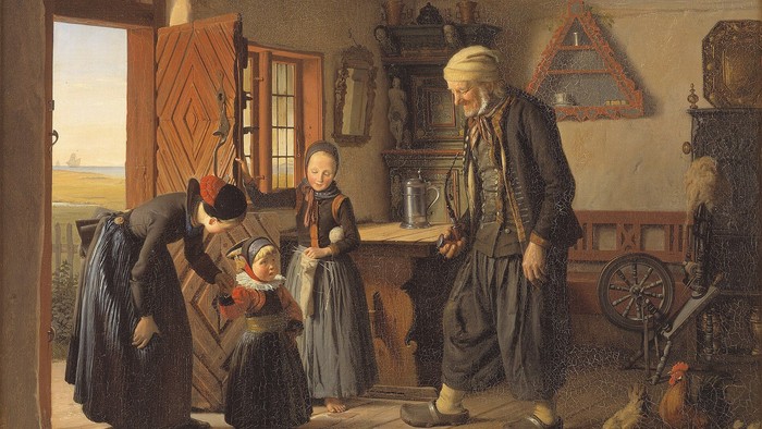 Julius Exner - Besøget hos bedstefar