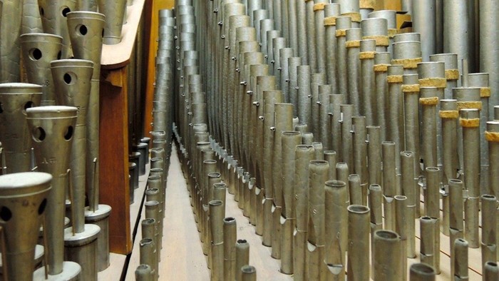 Orgelpiberne i Ishøj Kirkes nye orgel