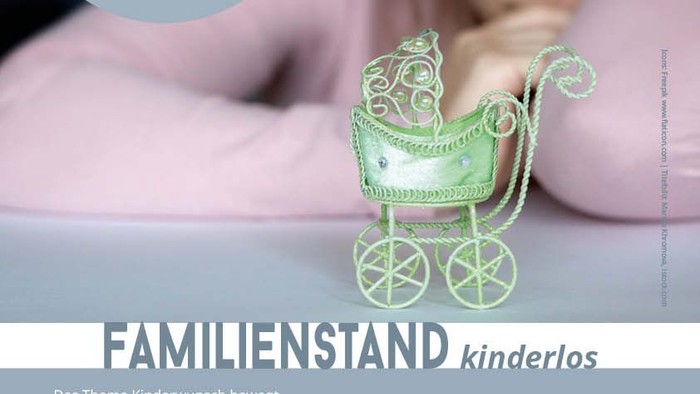 Das Flyer informiert über die Kinderwunschpraxis Familienstand Kinderlos in Berlin und bietet Unterstützung für Paare, die Schwierigkeiten beim Kinderkriegen haben.