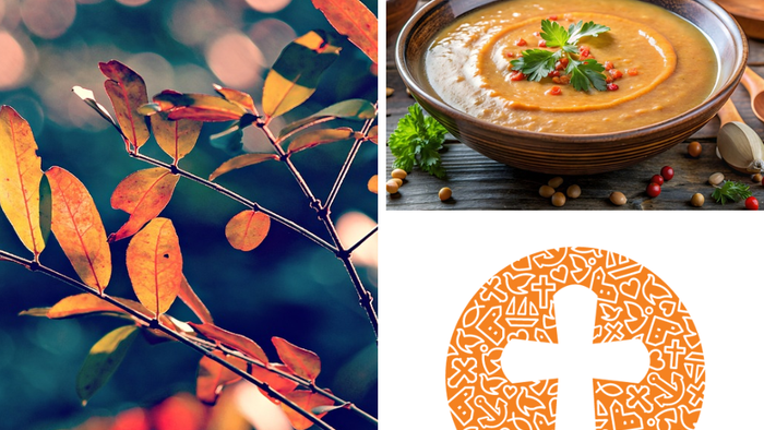 Autumnmat, suppe, og kors