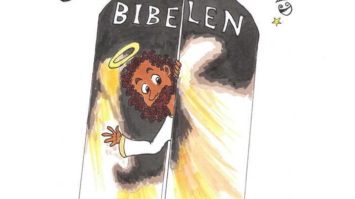 Store Stjernefund Bibelen med tegnede figurer