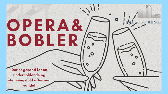Gratis opera- og bobleeffekt-arrangement med havtemaforestillinger og drinks den 9. august kl. 19.00.