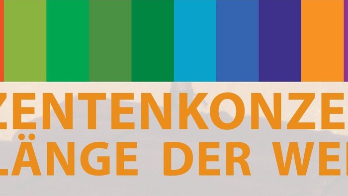 Plakat für ein kostenloses Weltmusik-Konzert des Duo Tintinyana mit afrikanischer, italienischer und amerikanischer Musik am 19. April.