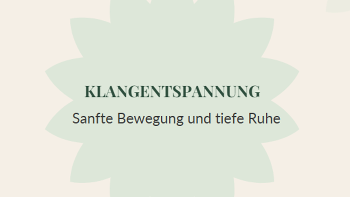 Eine Grafik in sanften Farben. Darauf steht: