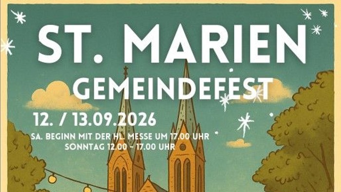 Plakat zum Gemeindefest in Marien-Oberhausen 2026
